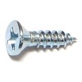 Midwest Fastener Wood Screw, #10, 3/4 in, Zinc Plated Steel Flat Head Phillips Drive, 100 PK 02576